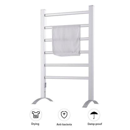 2-in-1 Electric Towel Warmer with 6 Bars