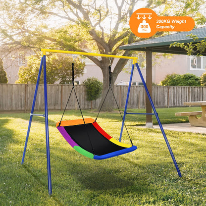 Giant Platform Skycurve Nest Swings with Adjustable Hanging Ropes
