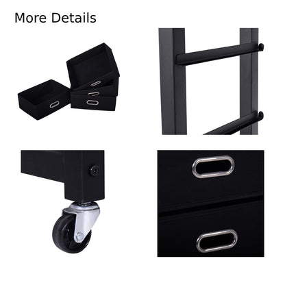 Mobile Filing Cabinet with 4 Drawers