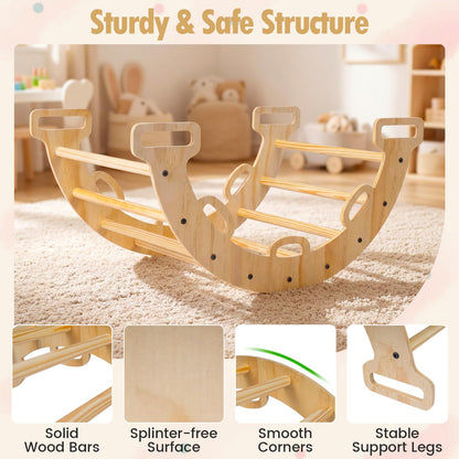 3 in 1 Montessori Kids Climbing Rocker
