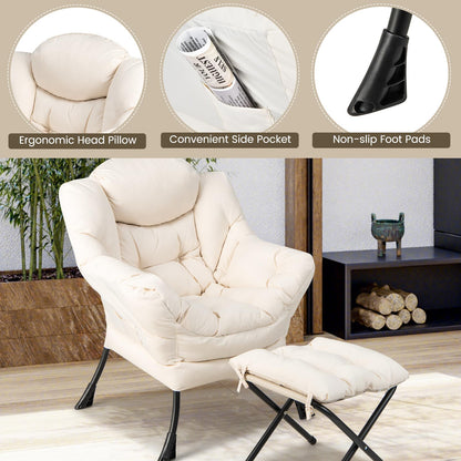 Lazy Chair with Ottoman