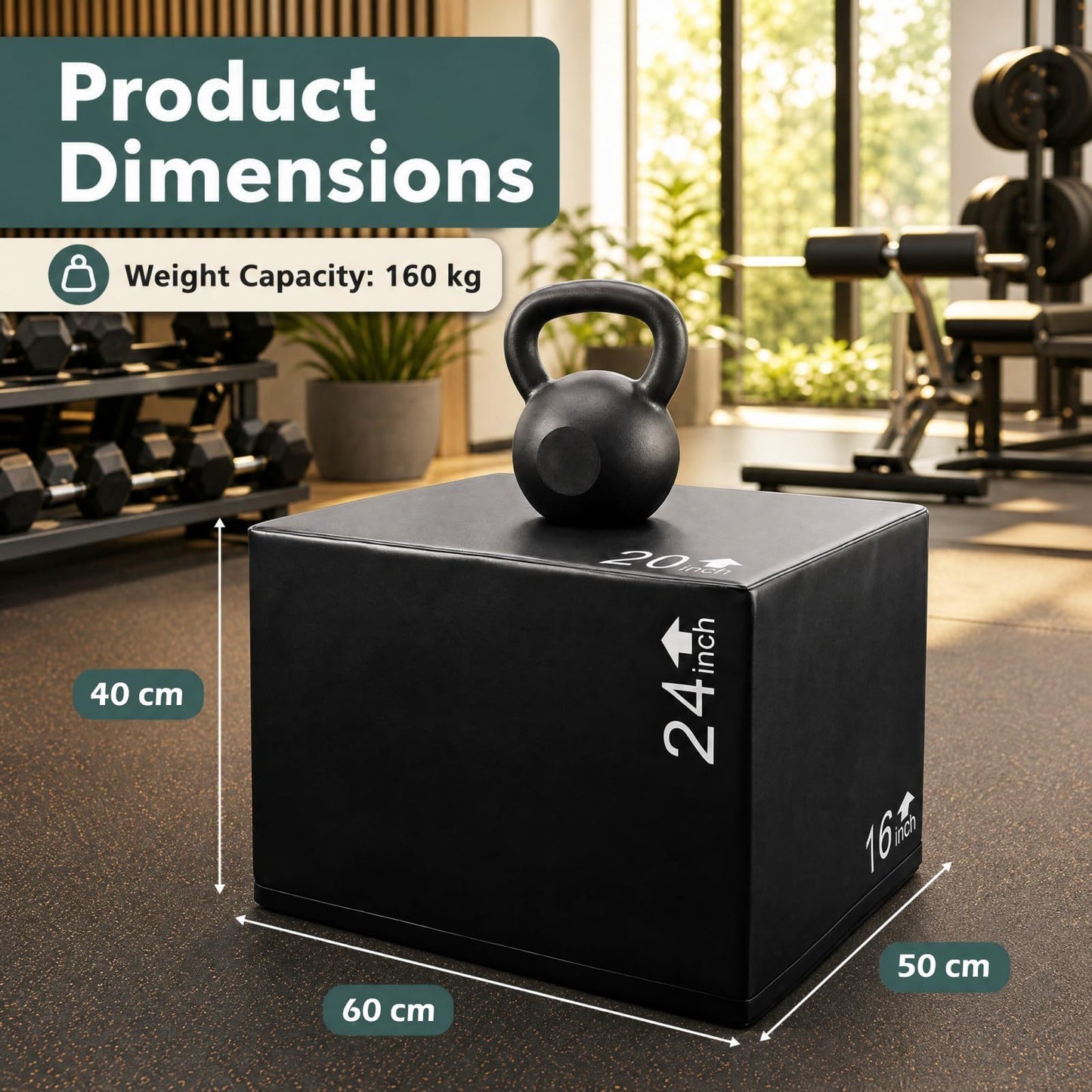 3 In 1 High Density Foam Plyometric Box