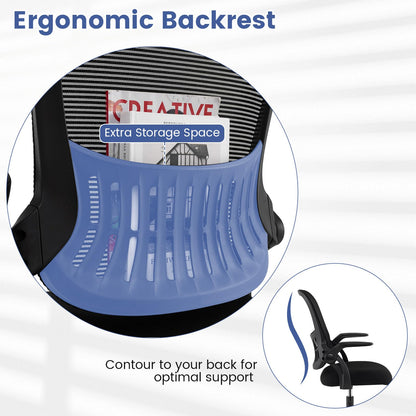 Mesh Drafting Chair, Ergonomic Swivel Office Chair with Adjustable Footrest