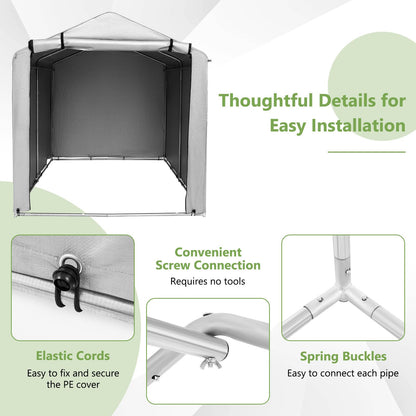 Outdoor Storage Shed Portable Garage Shelter for Bikes