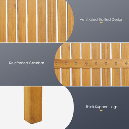 Outdoor Bar Table Acacia Wood Bar Table for Outside