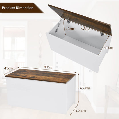 Large Toy Box Organizer with Flip-up Lid