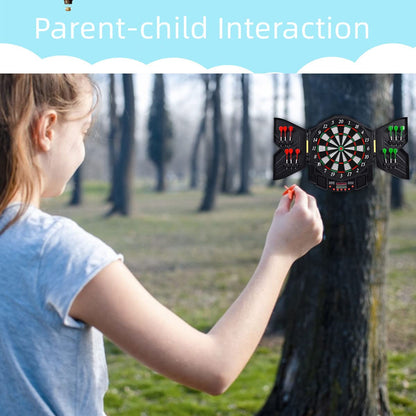 LED Dart Board with 216 Variations 12 Darts Included