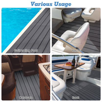 240 x 90 cm Non-Slip Marine Carpeting Mat