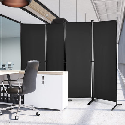 4 Panel Freestanding Wall Privacy Screen Protector (220 x 173cm)