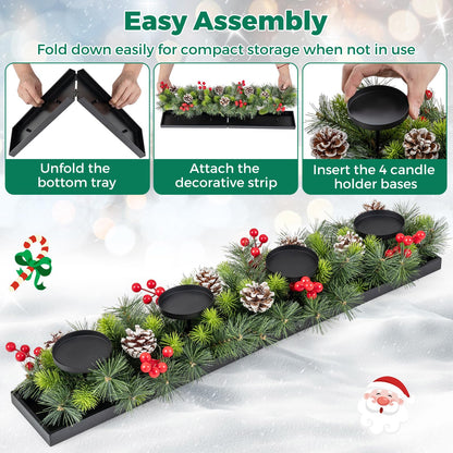 Christmas Table Centrepiece, Xmas Tabletop Decorations