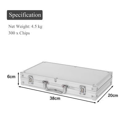 Poker Chips Set in Aluminium Case Texas Hold’em Poker Set