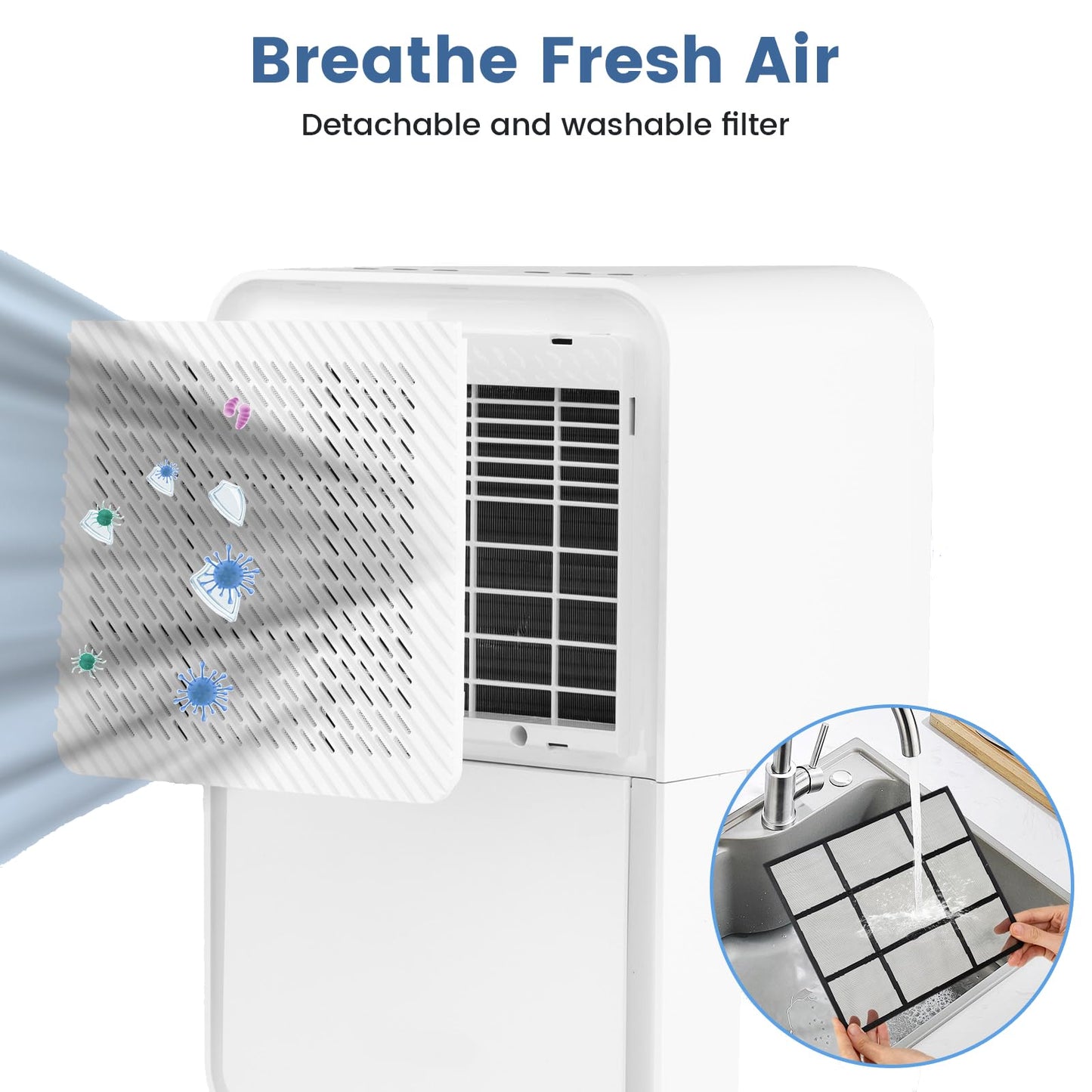 15 L Dehumidifier for Home with 4 Modes and 24H Timer