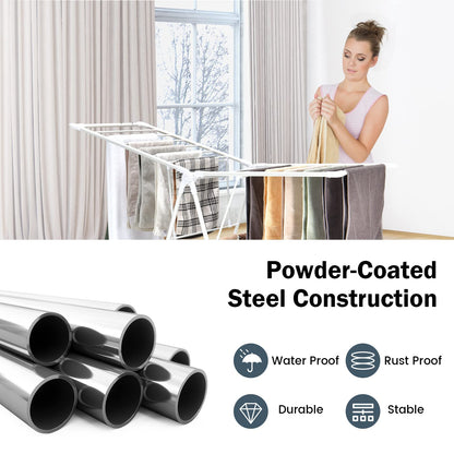 Folding Clothes Drying Rack for Indoor Outdoor