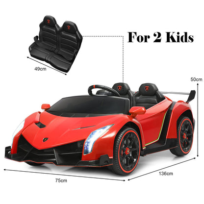 2-Seater Licensed Lamborghini Racing Cars with Remote Control