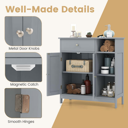 Freestanding Storage Cupboard with Drawer