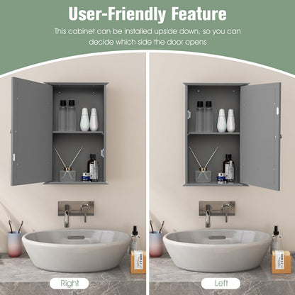 Bathroom Medicine Cabinet with Mirror and Adjustable Shelf
