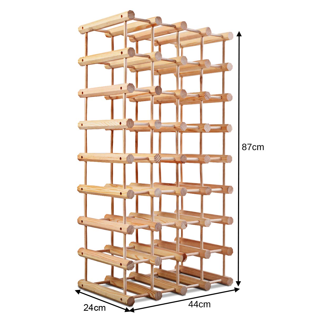 36 Bottle Wine Rack for Home Bar Pantry
