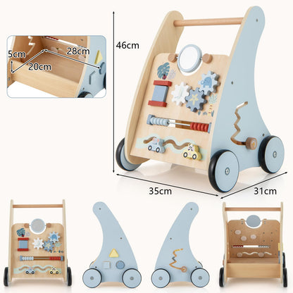 7 in 1 Toddler Push Along Toy with Activity Center
