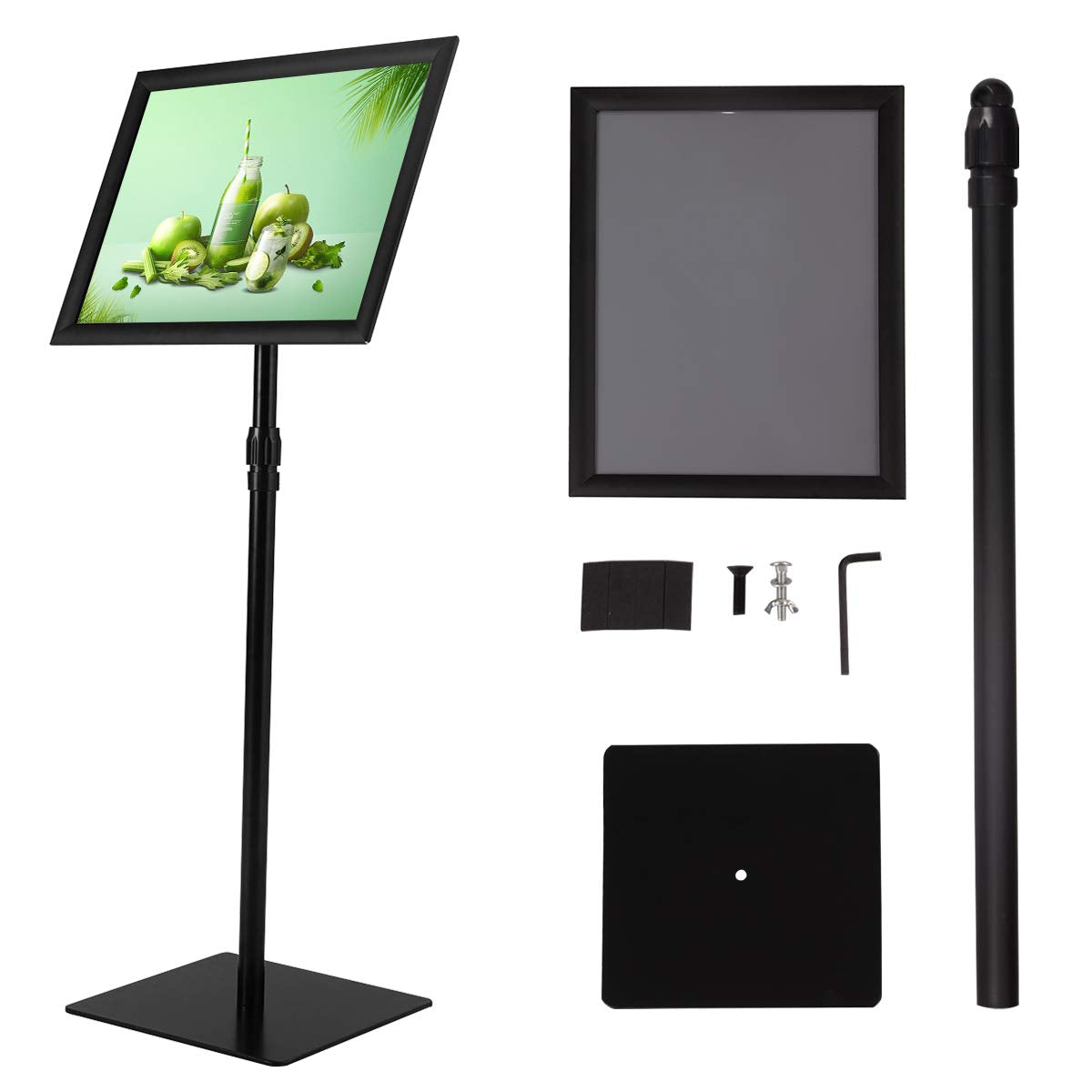 Height Adjustable Rotatable Poster A3 Information Stand