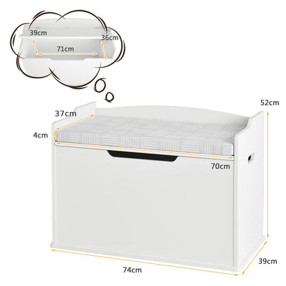 Kids Bench and Storage Chest with Cushion