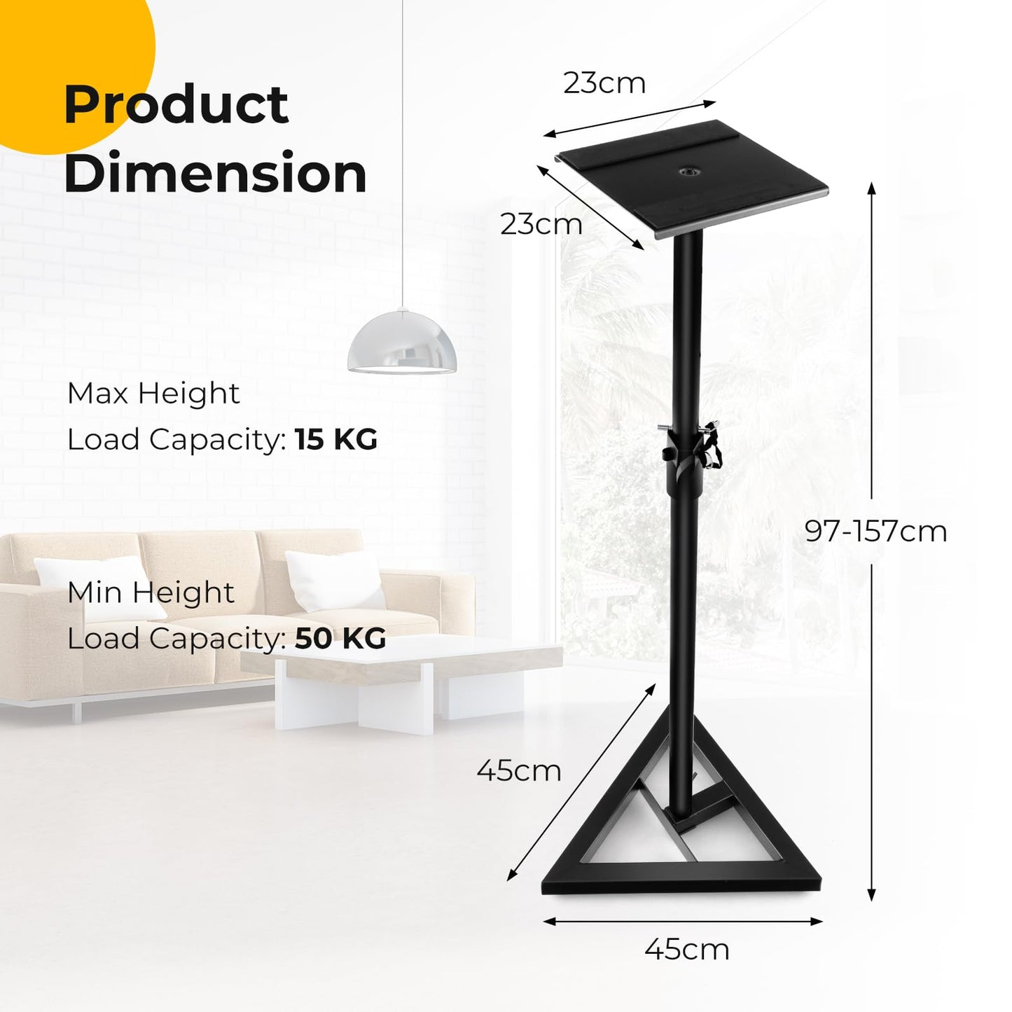 Floor Speaker Stand Pair