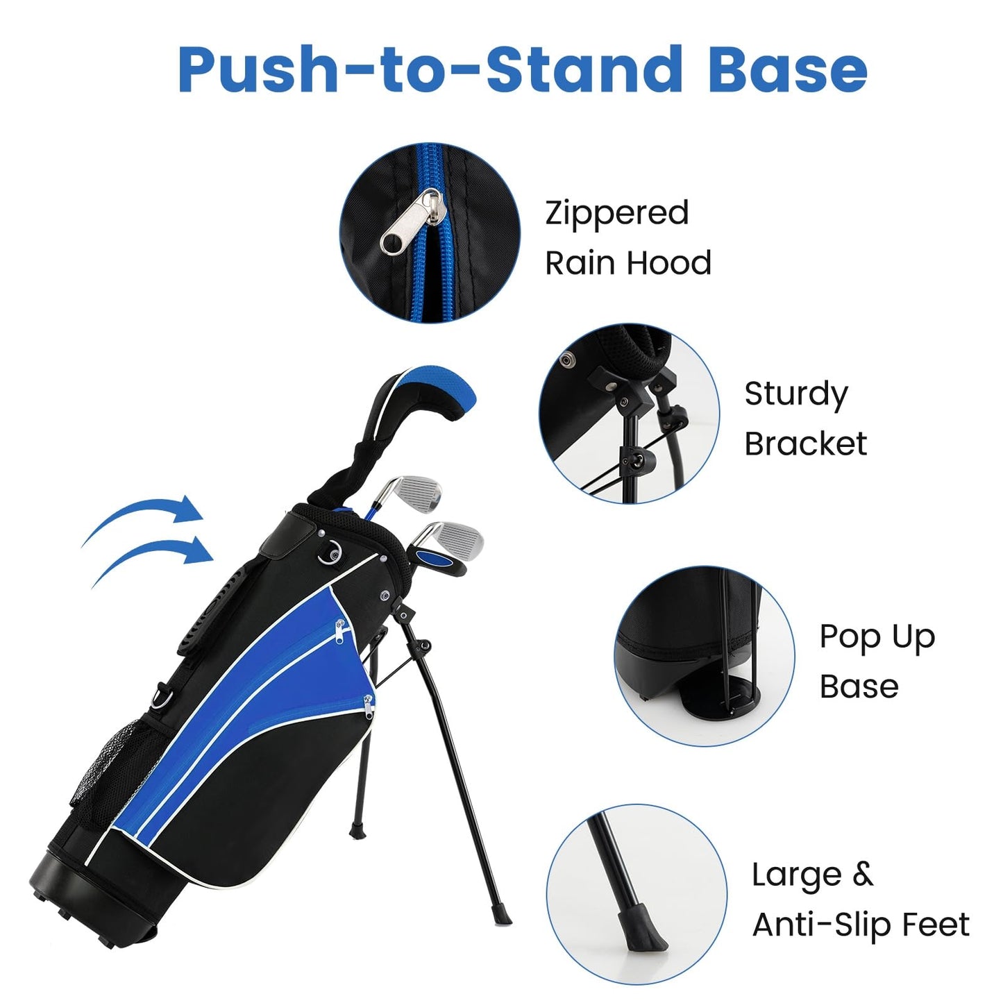Kids Complete Golf Clubs Set for Boys and Girls Aged 8-10/11-13 Years