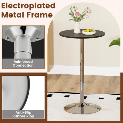 60cm Counter Bistro Pub Tables with Fixed Tabletop for Home Kitchen Café