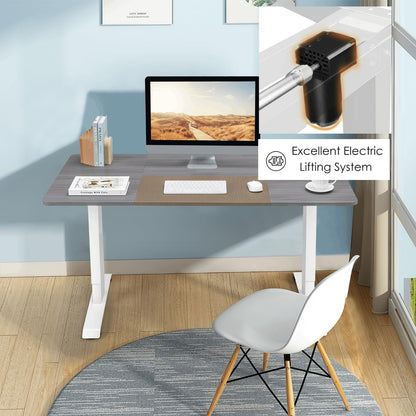 Electric Height Adjustable Standing Desk with Memory Smart Presets and Anti-Collision Function