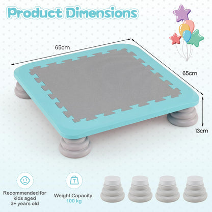 Mini Trampoline for Kids, 65cm Trampoline Bouncing Board