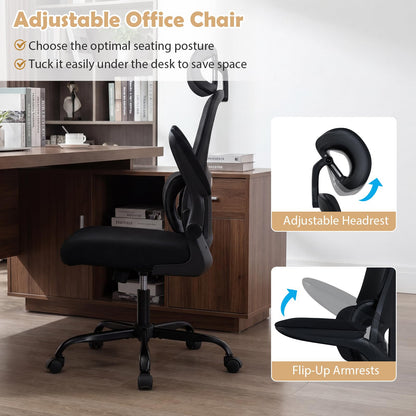 Mesh Office Chair, Ergonomic High Back Swivel Computer Desk Chair