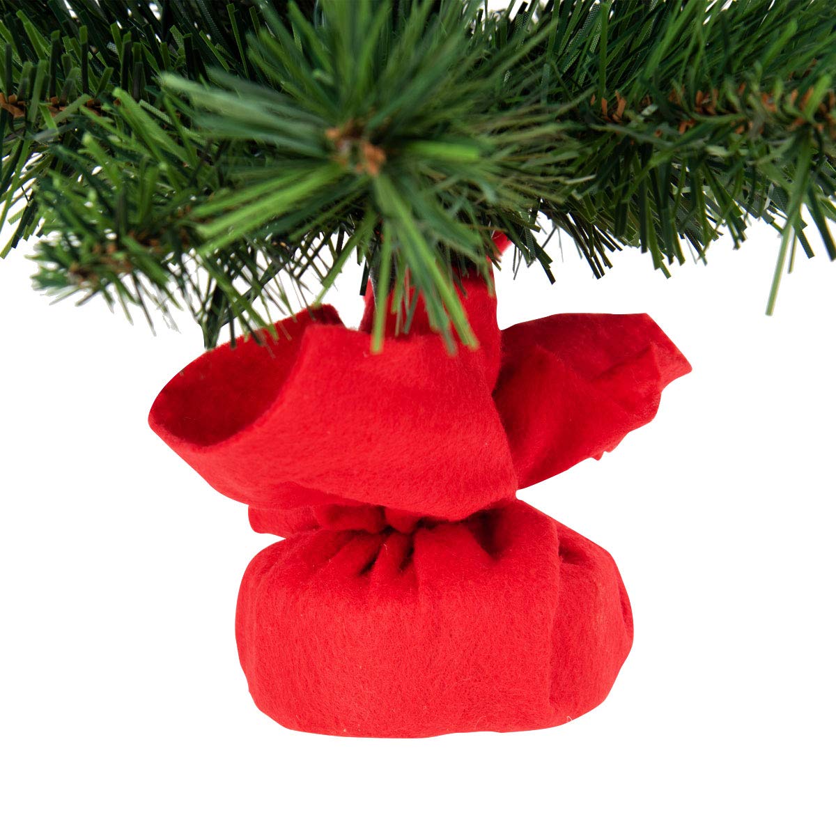 Artificial Xmas Tree with 71 Branch Tips and 35 Warm White LED Lights