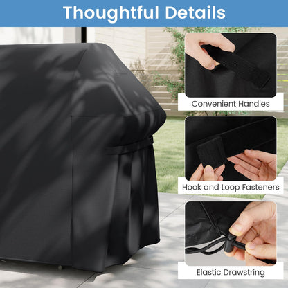 Heavy Duty Waterproof Grill Cover with Dual Handles