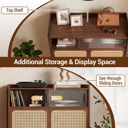 Bamboo Shoe Cabinet, 6-Tier Shoe Storage Cupboard