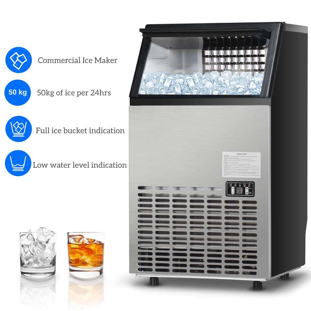GiantexUK Commercial Ice Machine for Home