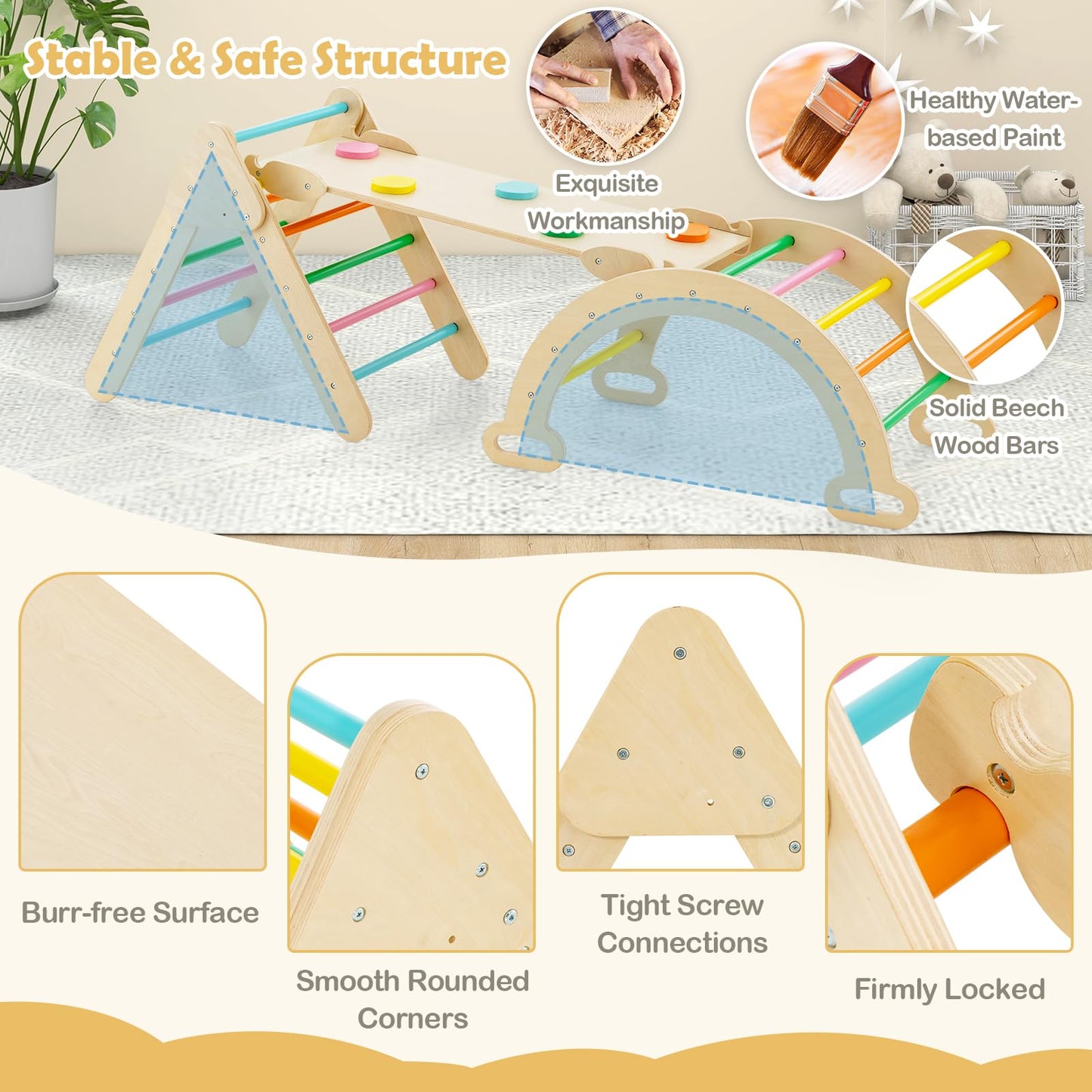 3 in 1 Toddler Climber with Ladder