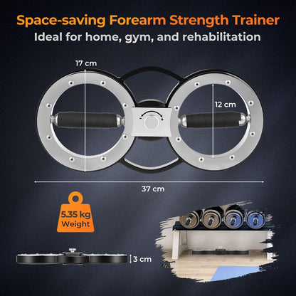 Arm Workout Equipment with Adjustable Resistance for Men and Women