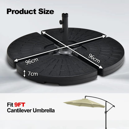 Outdoor Garden Patio Yard Cantilever Banana Umbrella Base Weight