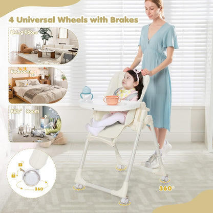 Giantex Foldable Highchair for Babies and Toddlers