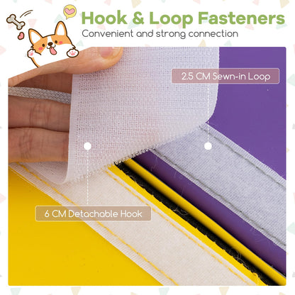 4-Piece Climb and Crawl Foam Block Play Set for Infant Baby