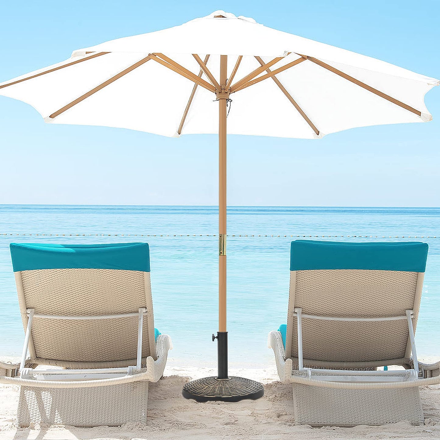 45 x 45 x 34cm Heavy Duty Umbrella Stand Holder
