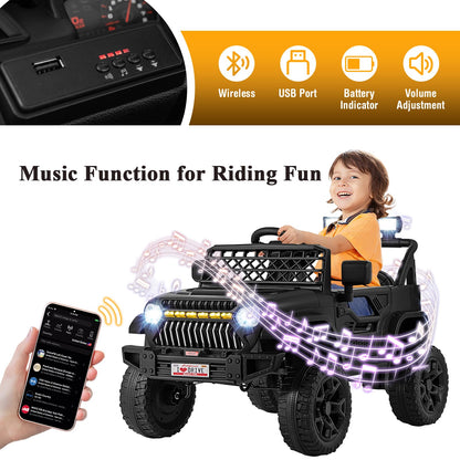 12V Kids Ride on Truck Battery Powered Car with Parental Remote