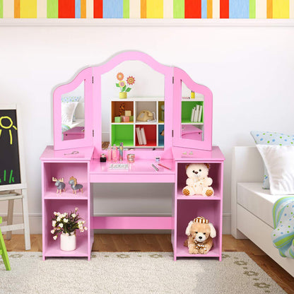 Kids Dressing Table and Chair Set