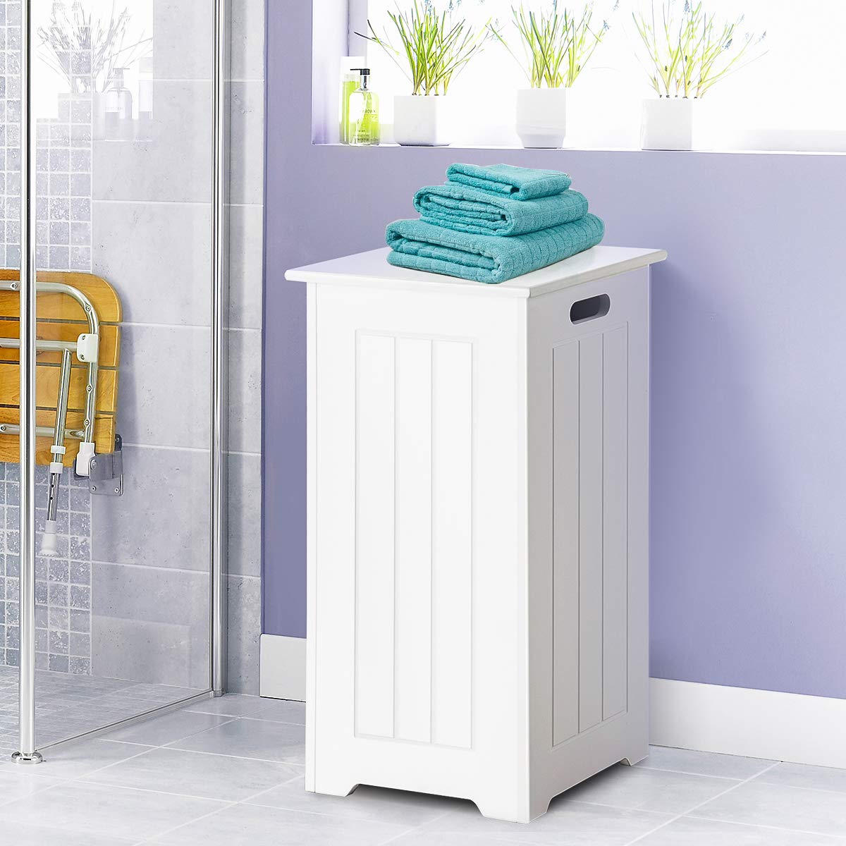 Chest Storage Basket Cabinet Box with Smooth Painted Surface