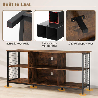 3-tier Entertainment Center with Power Outlets