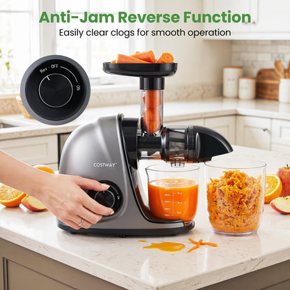 Cold Press Juicer Machine, 7-Stage System, BPA-Free (95% Yield)