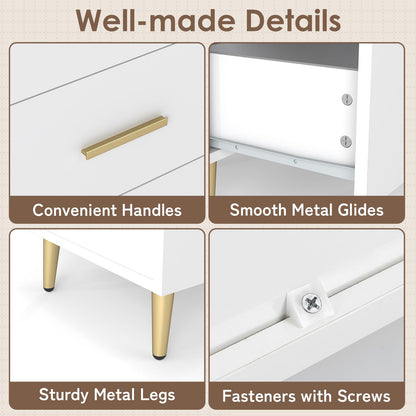 6 Drawer Dresser with Anti-Toppling Device for Living Room