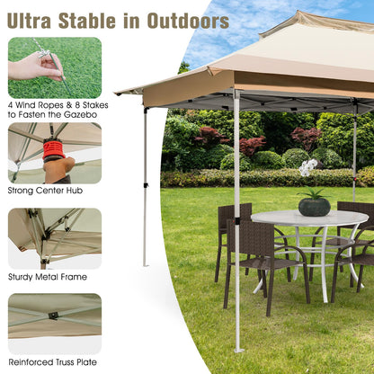 Pop up Gazebo with Vented Top and Portable Canopy Shelter