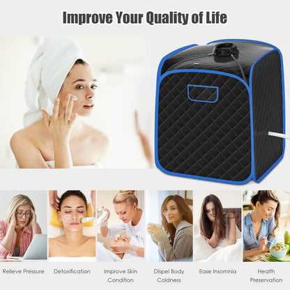 3L Folding Personal Spa Steam Pot with Chair