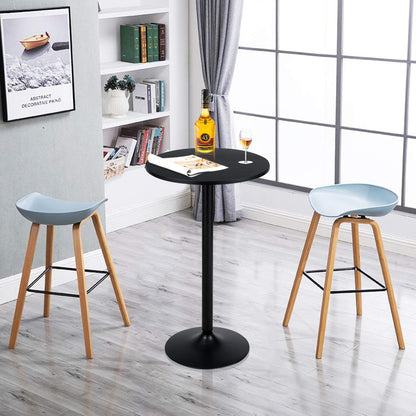 101cm Height Counter Bistro Pub Tables with Fixed Tabletop and Stable Base