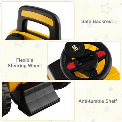 Kid's Rid-On Digger with Rotatable Digging Bucket